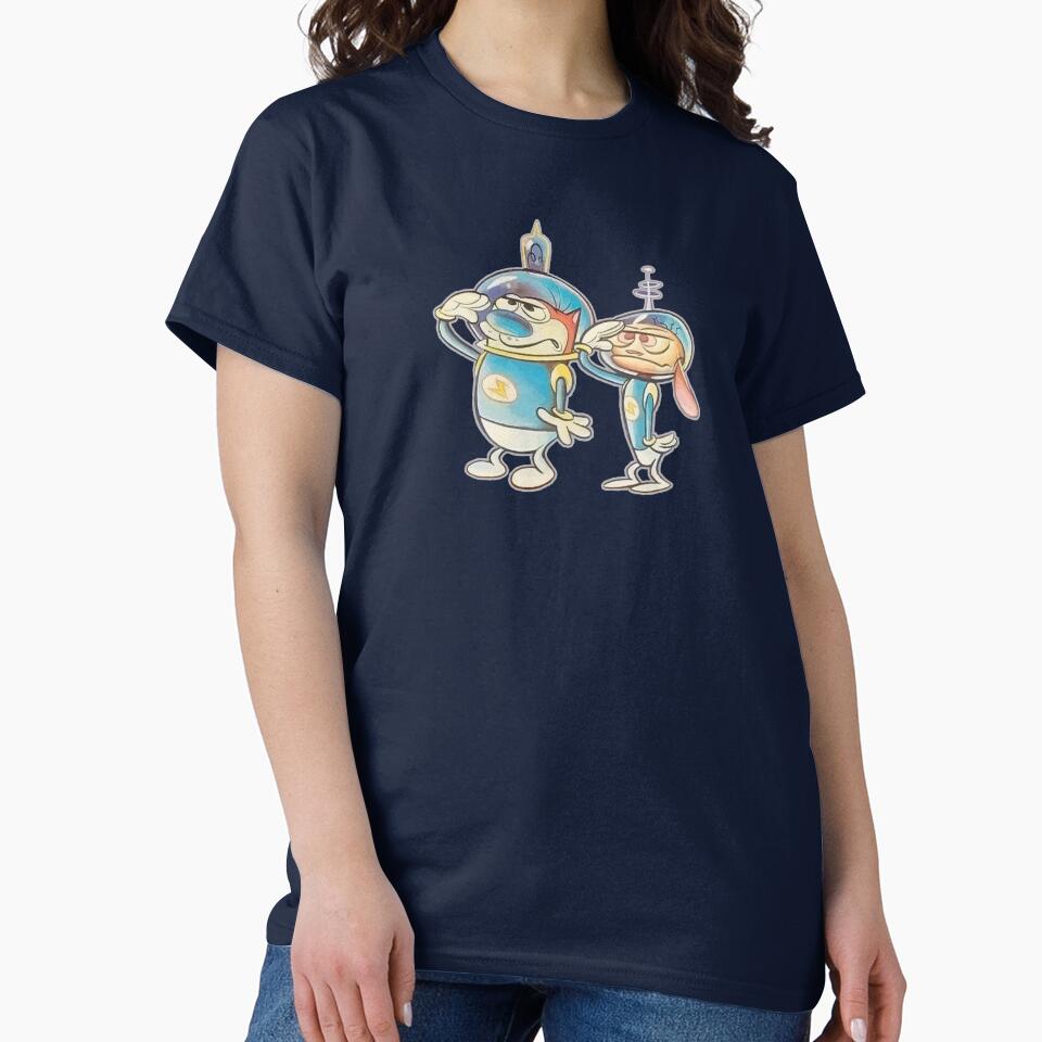 Ren and Stimpy Space Buddies by savesarah Unisex , , , Long Sleeve Tee