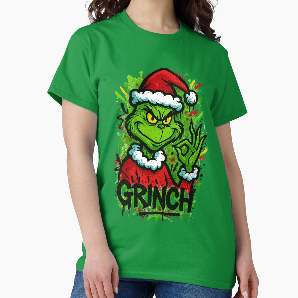 The Grinch by FoRes-Art Unisex , , , Long Sleeve Tee