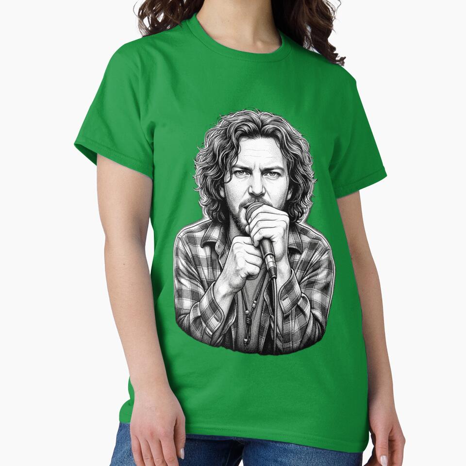 The Voice of Seattle: 90s Grunge Legend Portrait by Fallen Ink