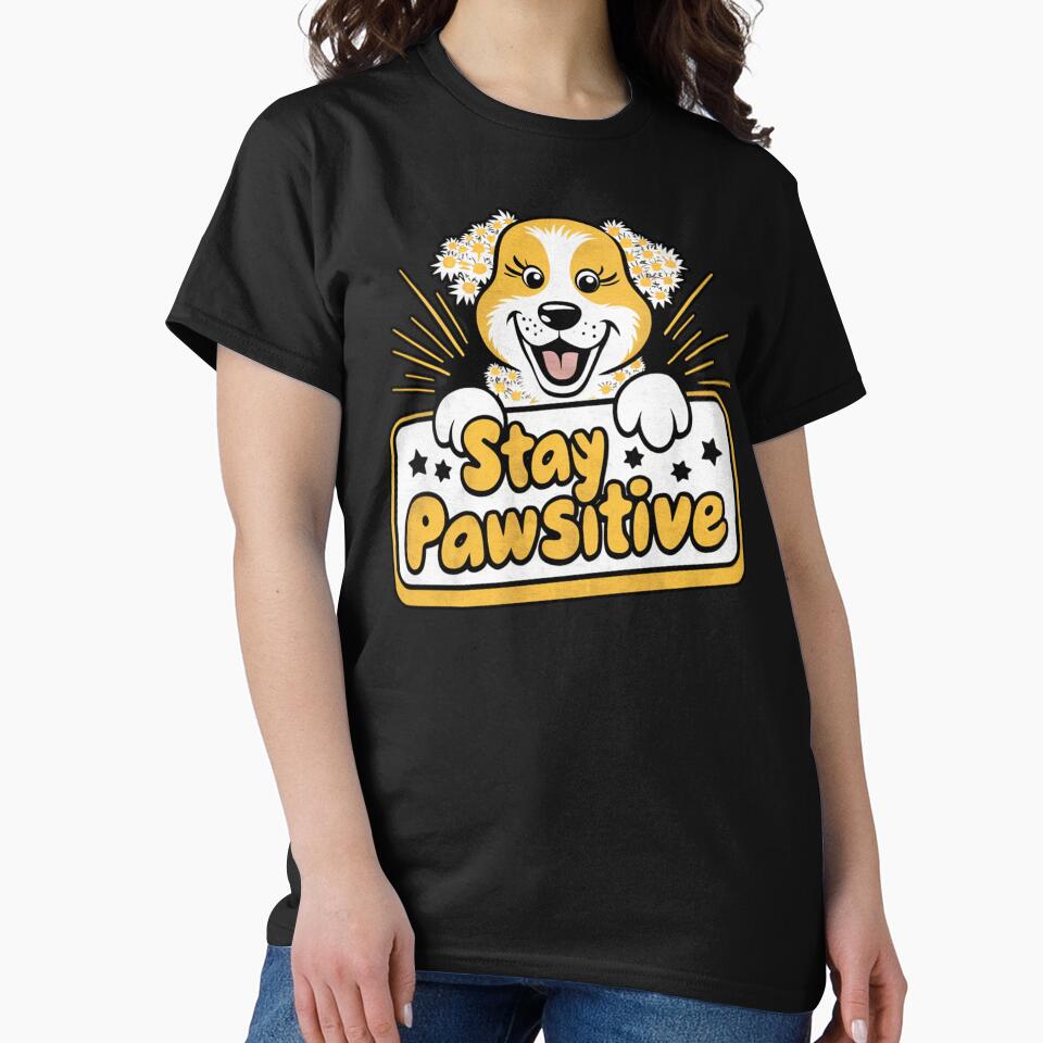 Dog Sarcastic Animal Stay positive by MaggiLars