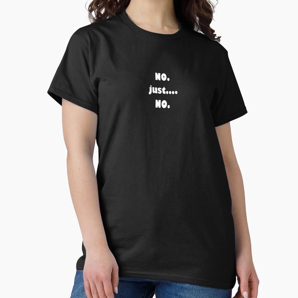 No... by MoodsToday Unisex , , , Long Sleeve Tee