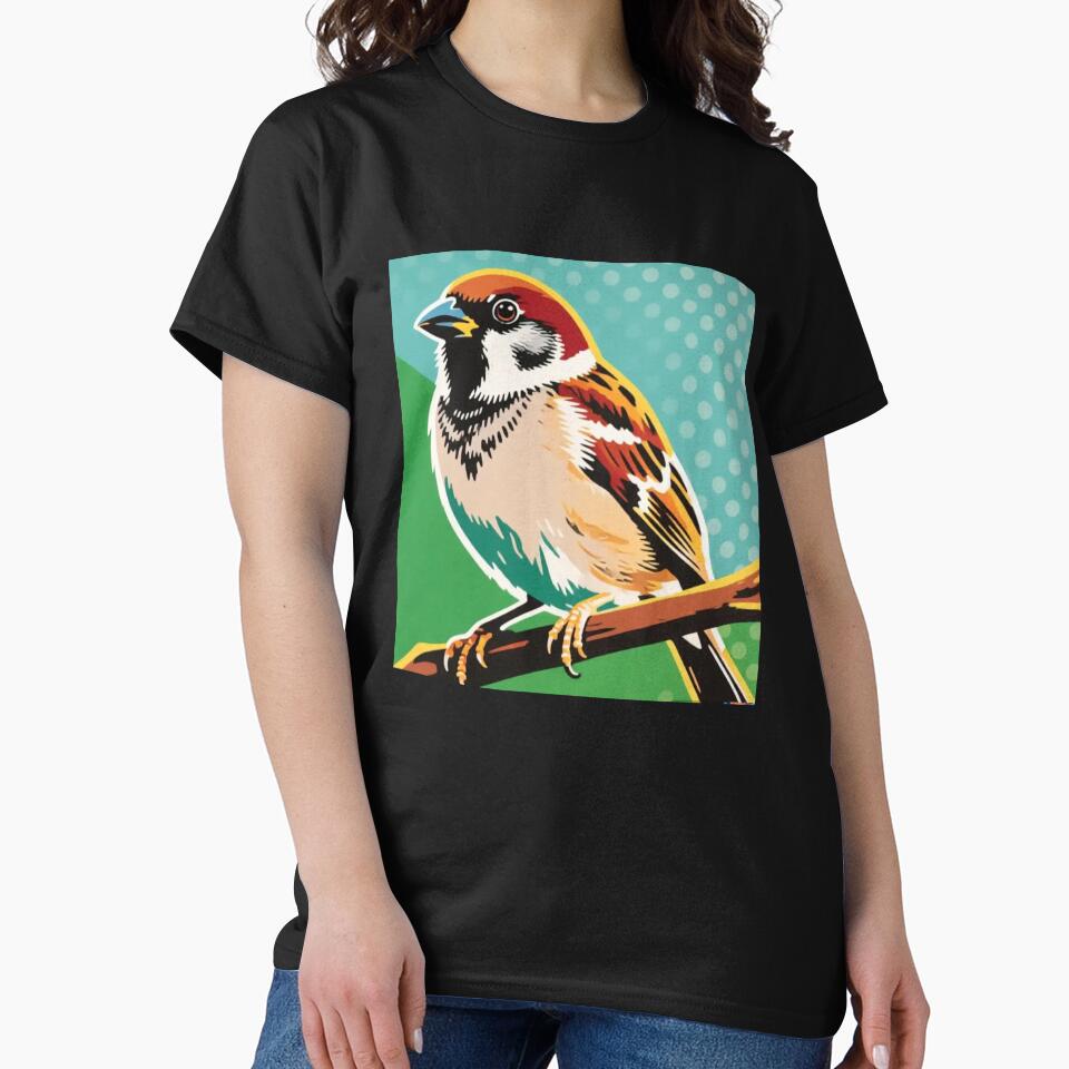 Cute sparrow by Dogandesighn