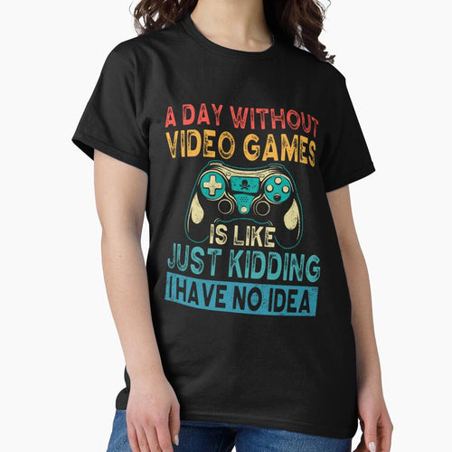 A Day Without Video Games Gaming Teen Boys Funny Video Gamer by taaddison50