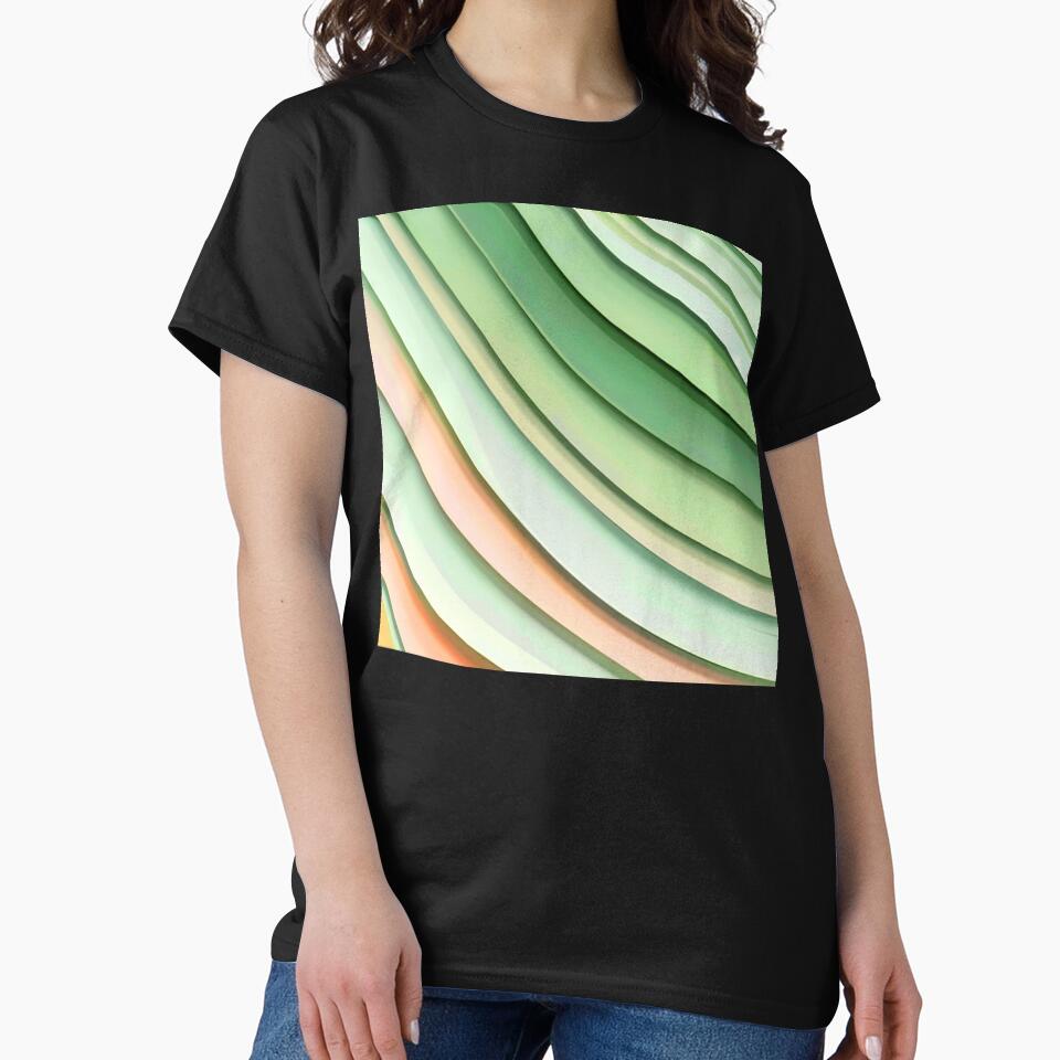 Boho-Style Lime-Cream And Peach Swirls Designs by DEC02