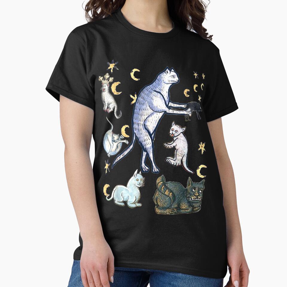 UGLY MEDIEVAL CATS Merch by tighsquiggly