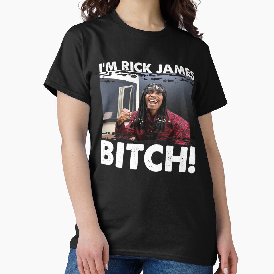 Dave Chappelle Rick James Comedy Quote Retro Design by stinemais4540