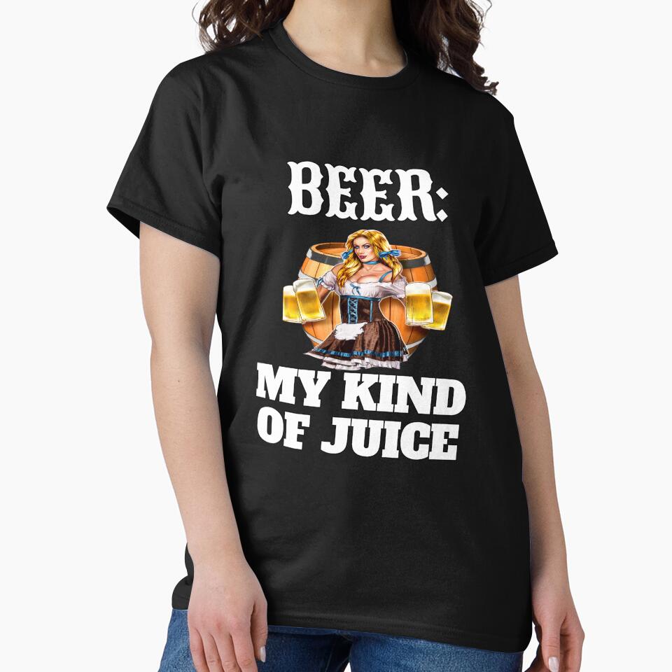 Funny Beer Humor Drinker Drinking Beer: My Kind Of Juice by fantasticdesign