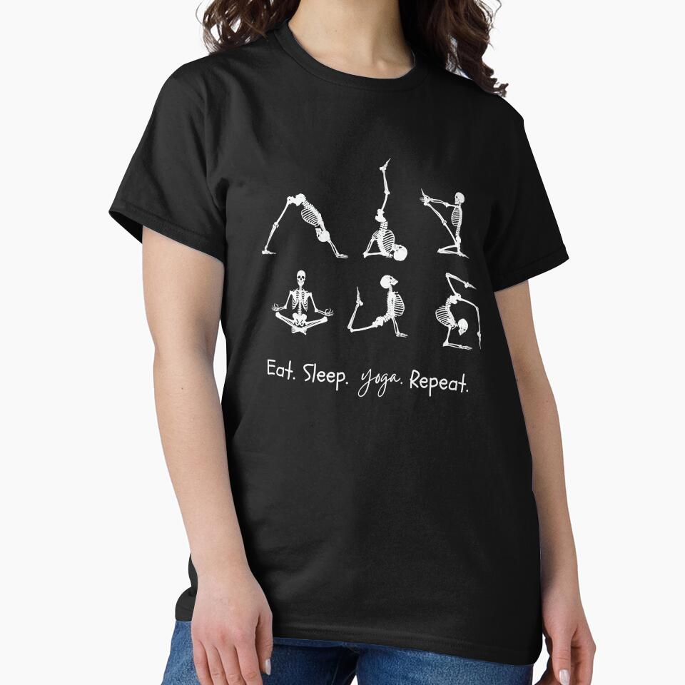 Eat Sleep Yoga Repeat Yoga Lovers by ZunoTees