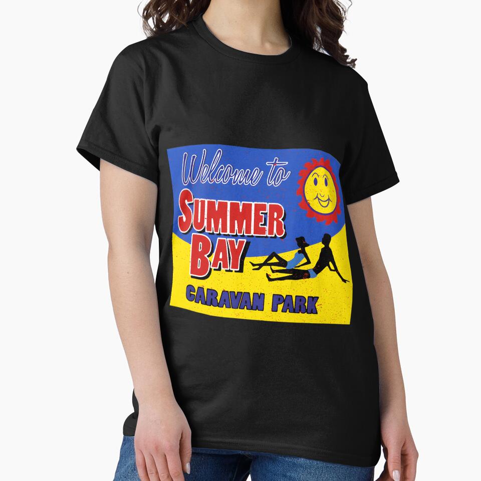 Retro Home And Away Summer Bay Caravan Park Classic by osbornpmma Unisex , , , Long Sleeve Tee