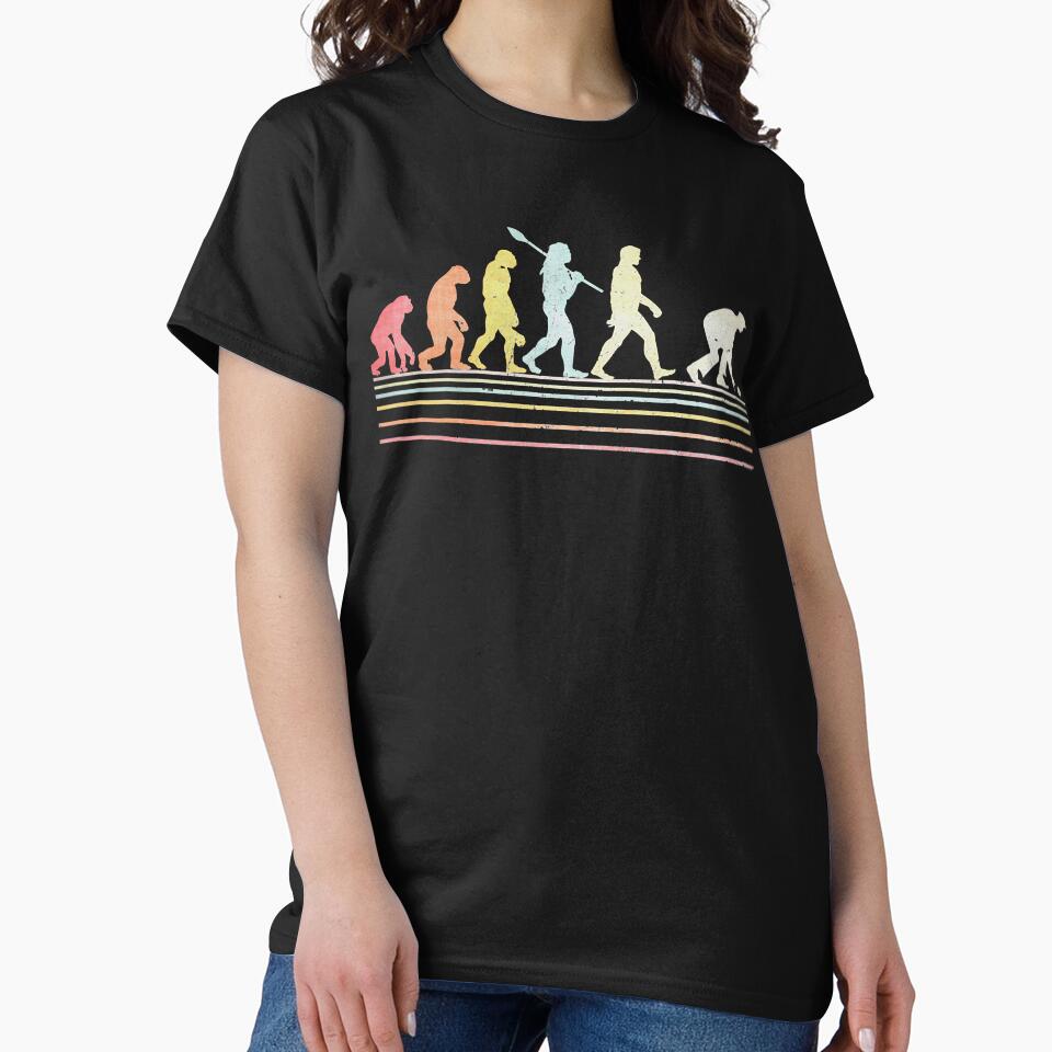 Vintage Funny Lawn Bowls Evolution Of Man Essential by CalebBerge02 Unisex , , , Long Sleeve Tee