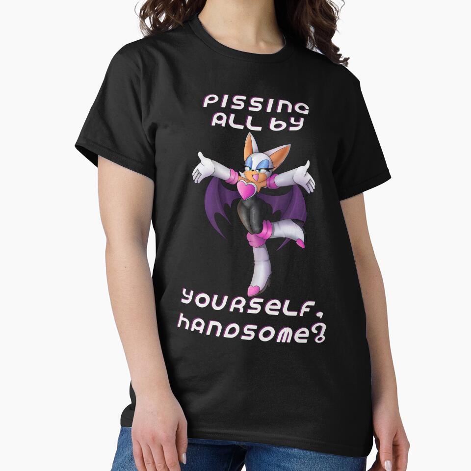 Rouge: Pissing All By Yourself, Handsome? by PastelMushroom Unisex , , , Long Sleeve Tee