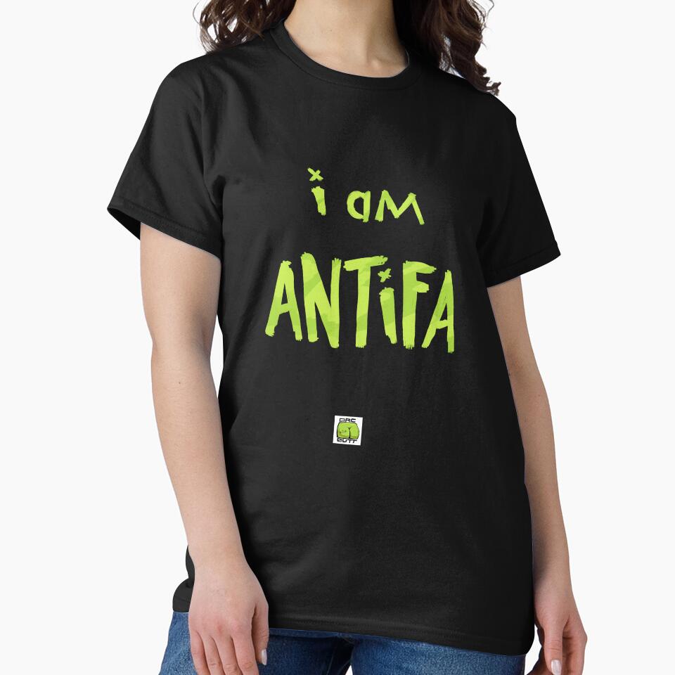 i am ANTIFA by DaORCBUTT Unisex , , , Long Sleeve Tee
