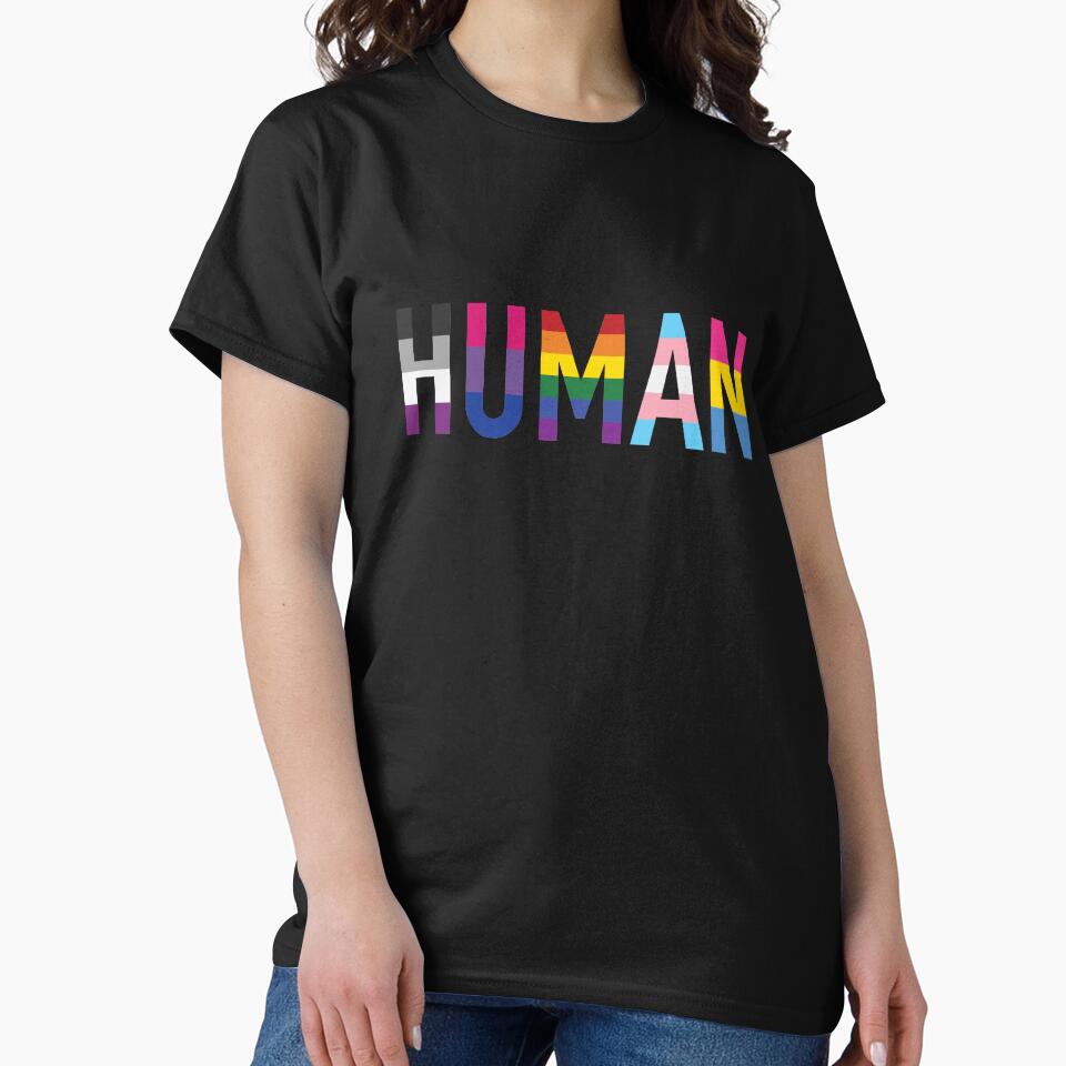 Human, Various Queer Flags 1 by Skyler Orion X Unisex , , , Long Sleeve Tee