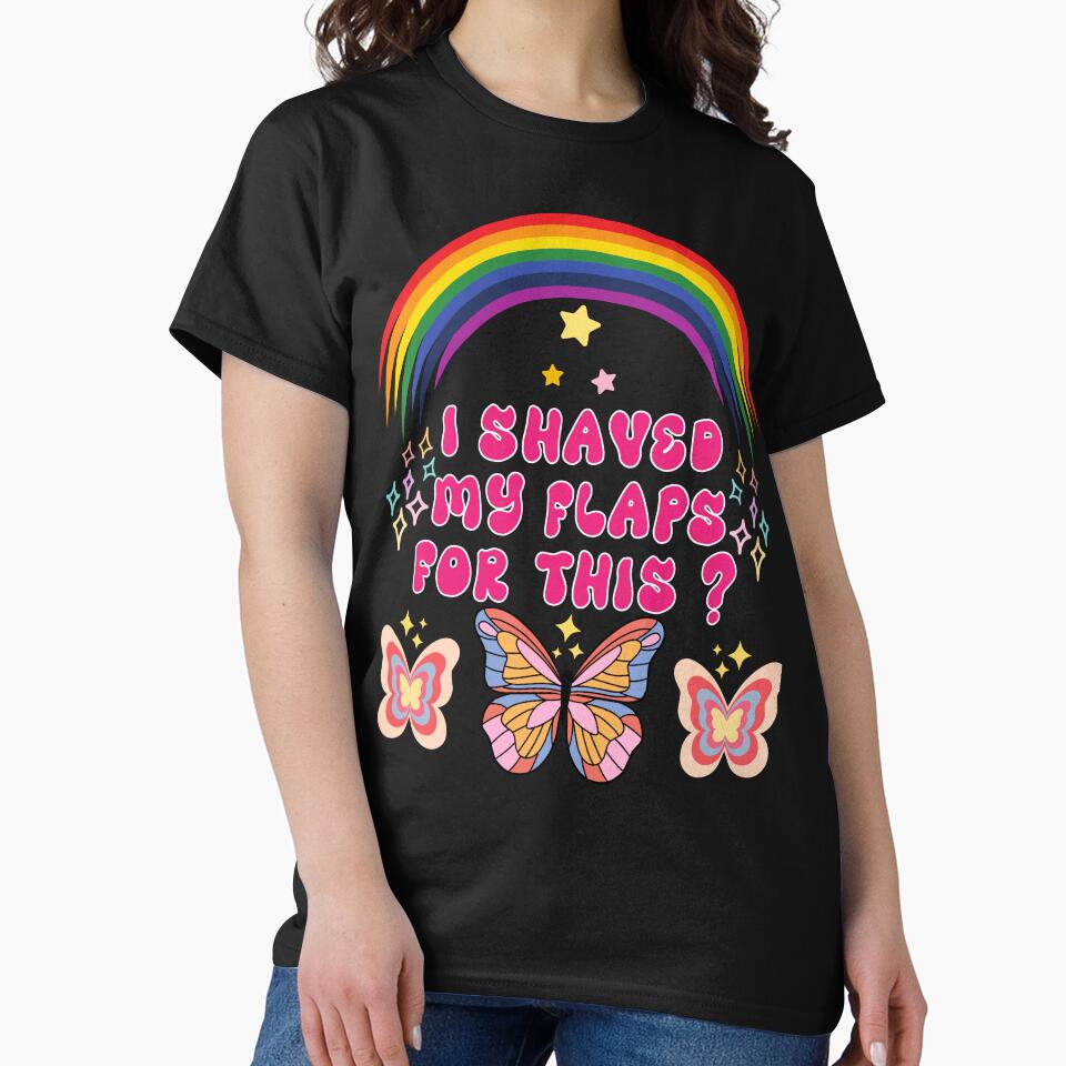 I Shaved My Flaps For This Funny Embarrassing by ‪Anas Talbi‬‏ Unisex , , , Long Sleeve Tee