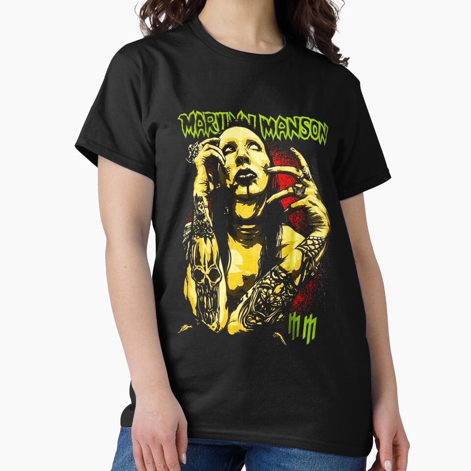 Marilyn Manson by shopARTIST-X Unisex , , , Long Sleeve Tee