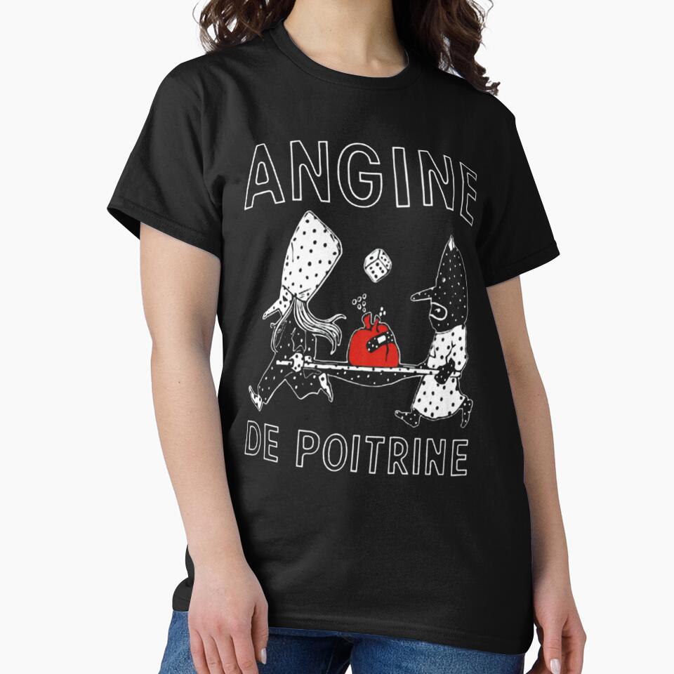 Angine De Poitrine Dark Humor Medical Illustration Design by GladnessPrints