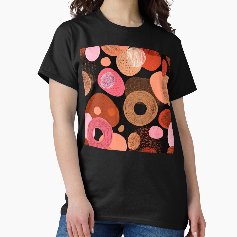 Boho Earthtones, Terracotta Colors, And Pink Abstract Shapes by DEC02