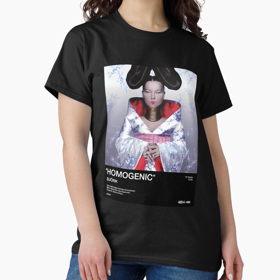Bjork - Homogenic by Puji Designs Unisex , , , Long Sleeve Tee