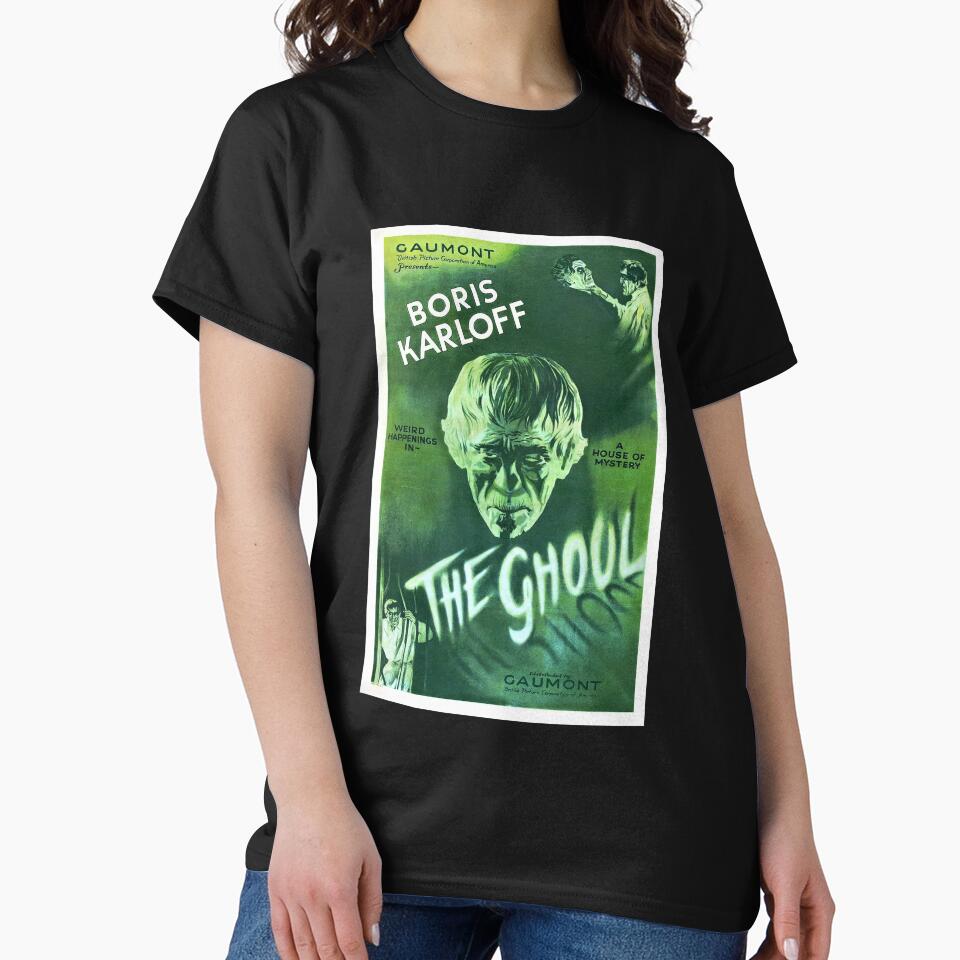 The Ghoul (1933), Vintage Classic Horror Movie Poster. HIGH DEFINITION by MINDTHECHERRY Unisex , , , Long Sleeve Tee