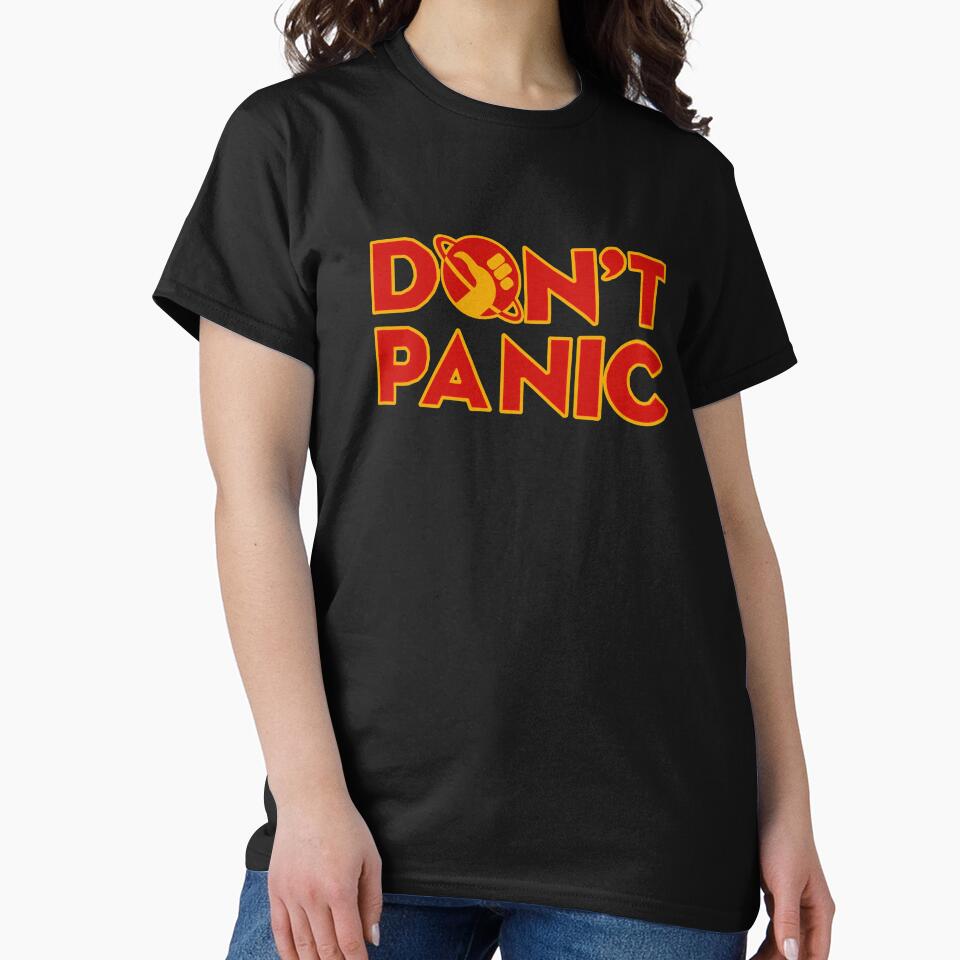 Don't panic The Hitchhiker's Guide to the Galaxy by yinon-h