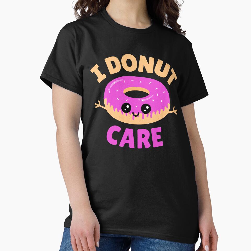 I Donut Care.Funny Donut Pun by aussieexplore