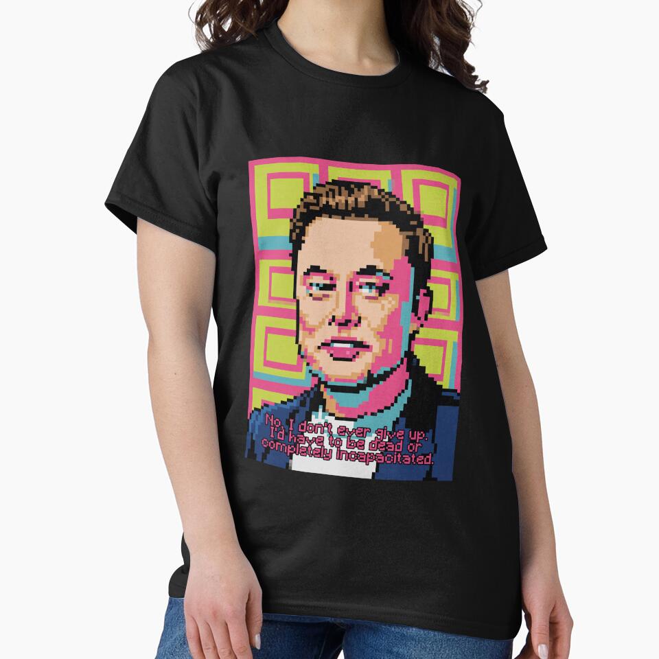 Pixelated Elon Musk Quote by Enea Kelo