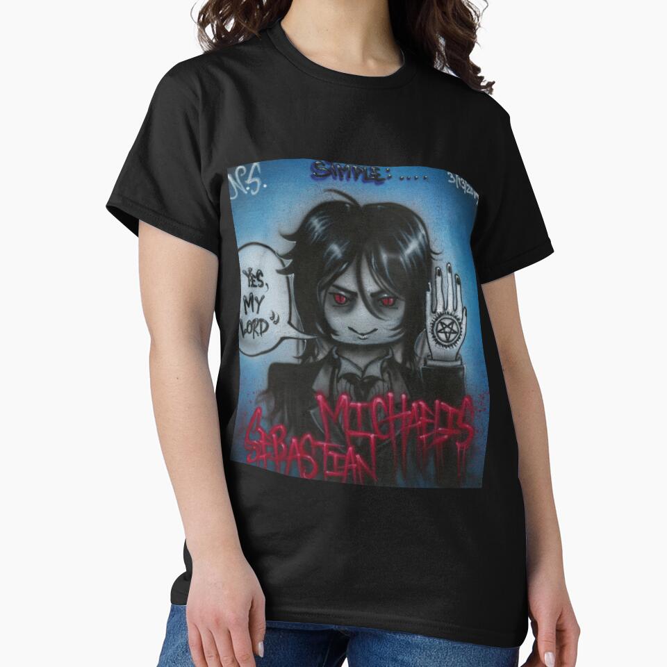 Sebastian Michaelis Simple by Nikki-Nu Unisex , , , Long Sleeve Tee