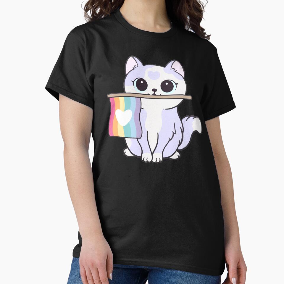 Pride Cat | Nikury by nikury Unisex , , , Long Sleeve Tee