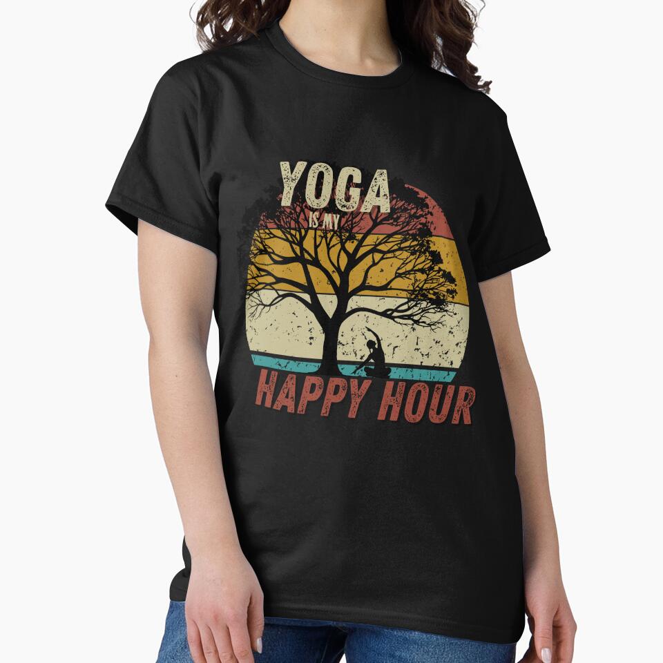 Yoga is my Happy Hour by CultureThreadz