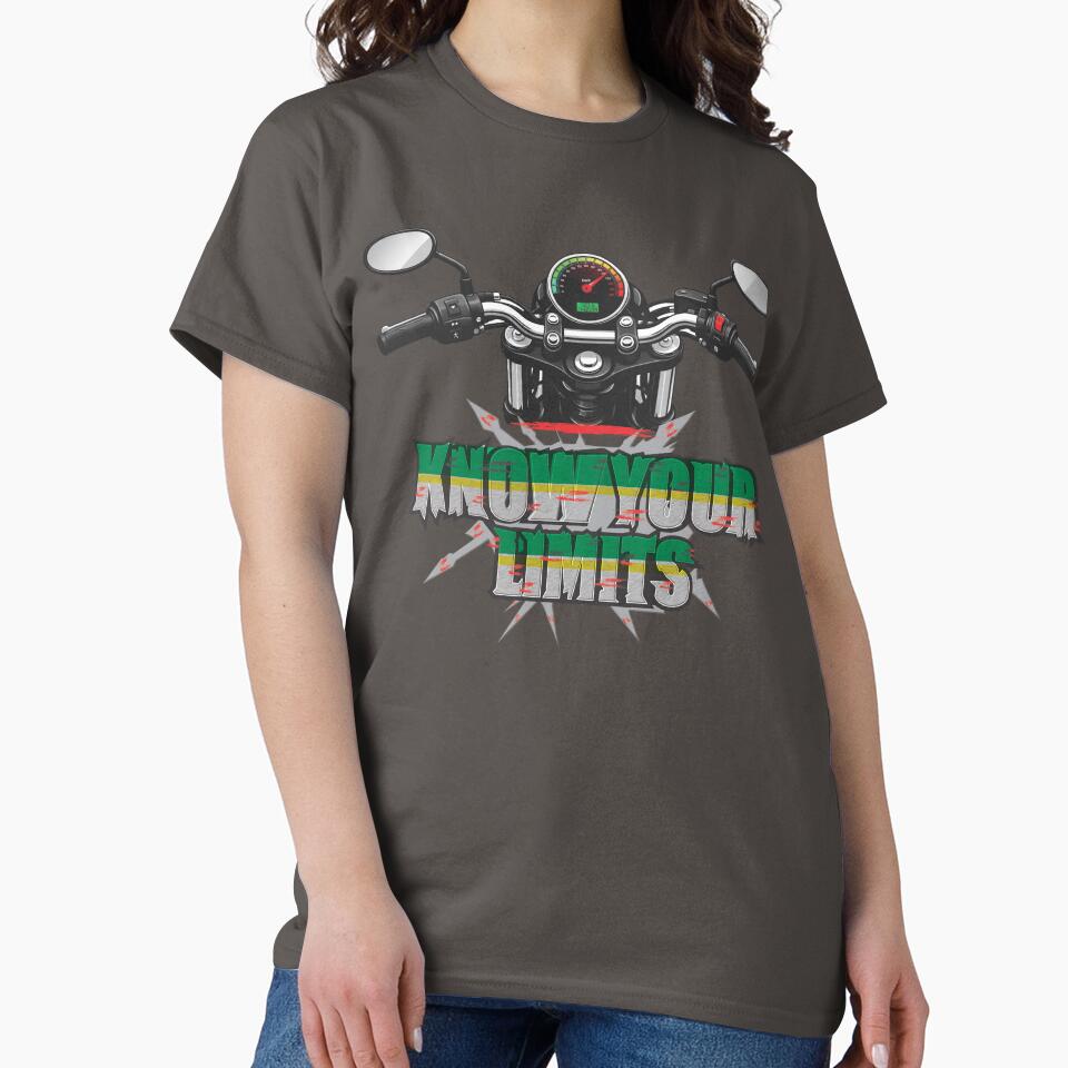 Know Your Limit-Unisex T-shirt, distinctive design and tailored for everyone by RJRDesignStore1