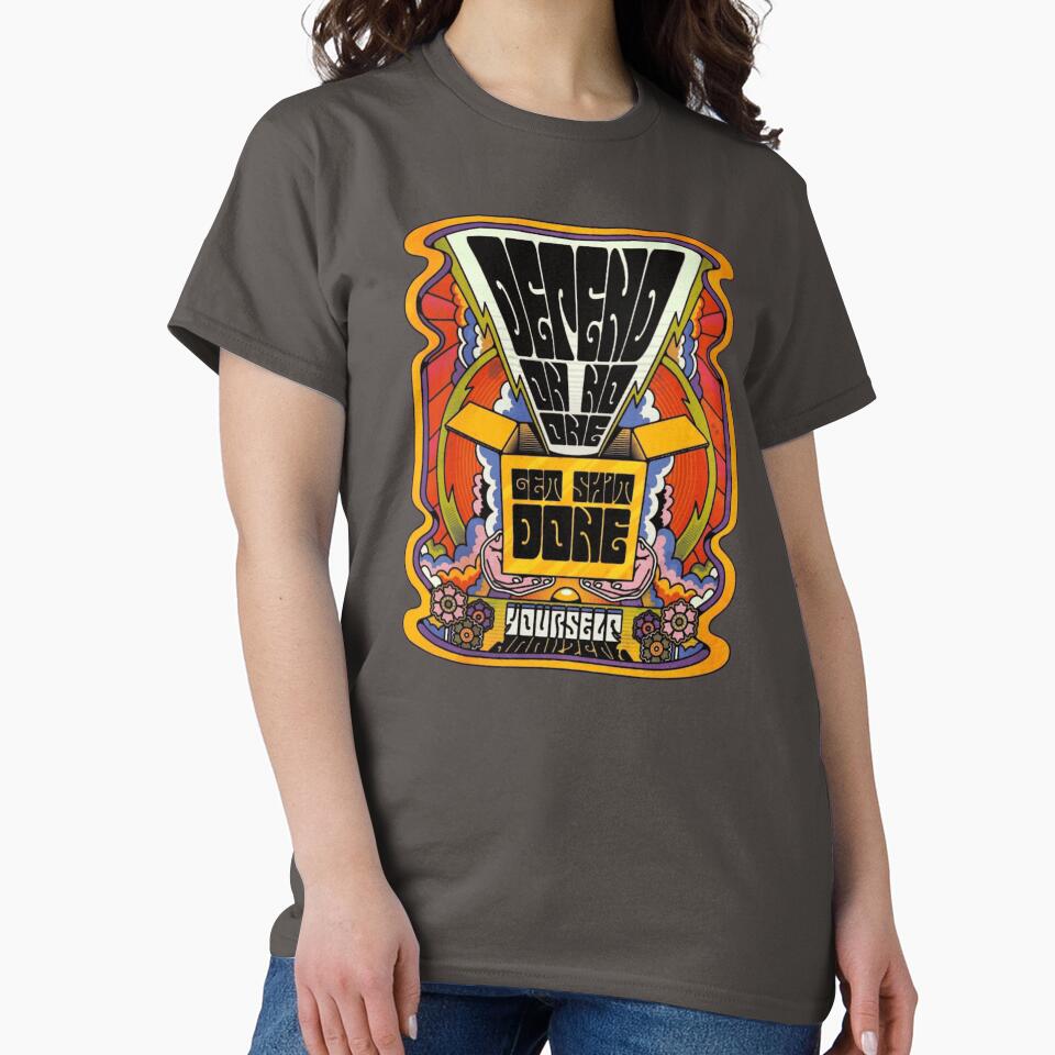 Get shit done yourself. by midnightmess Unisex , , , Long Sleeve Tee