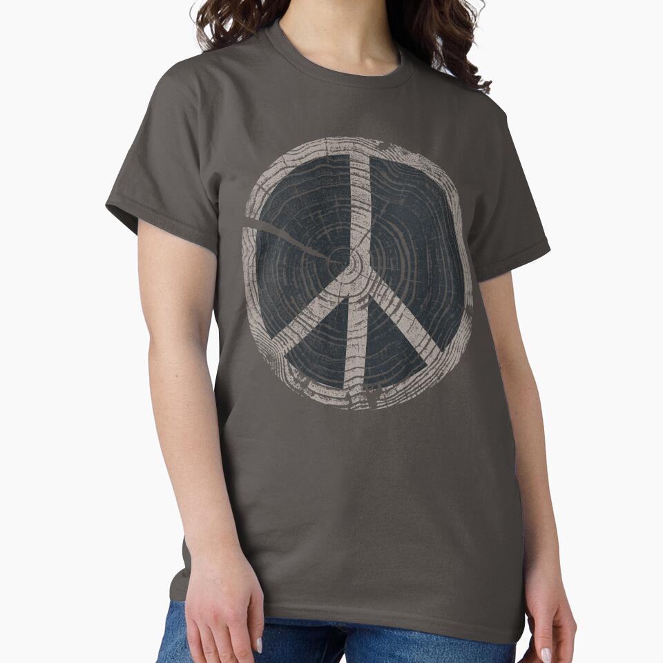 Tree Ring Peace Sign by BoneDaddyUSA