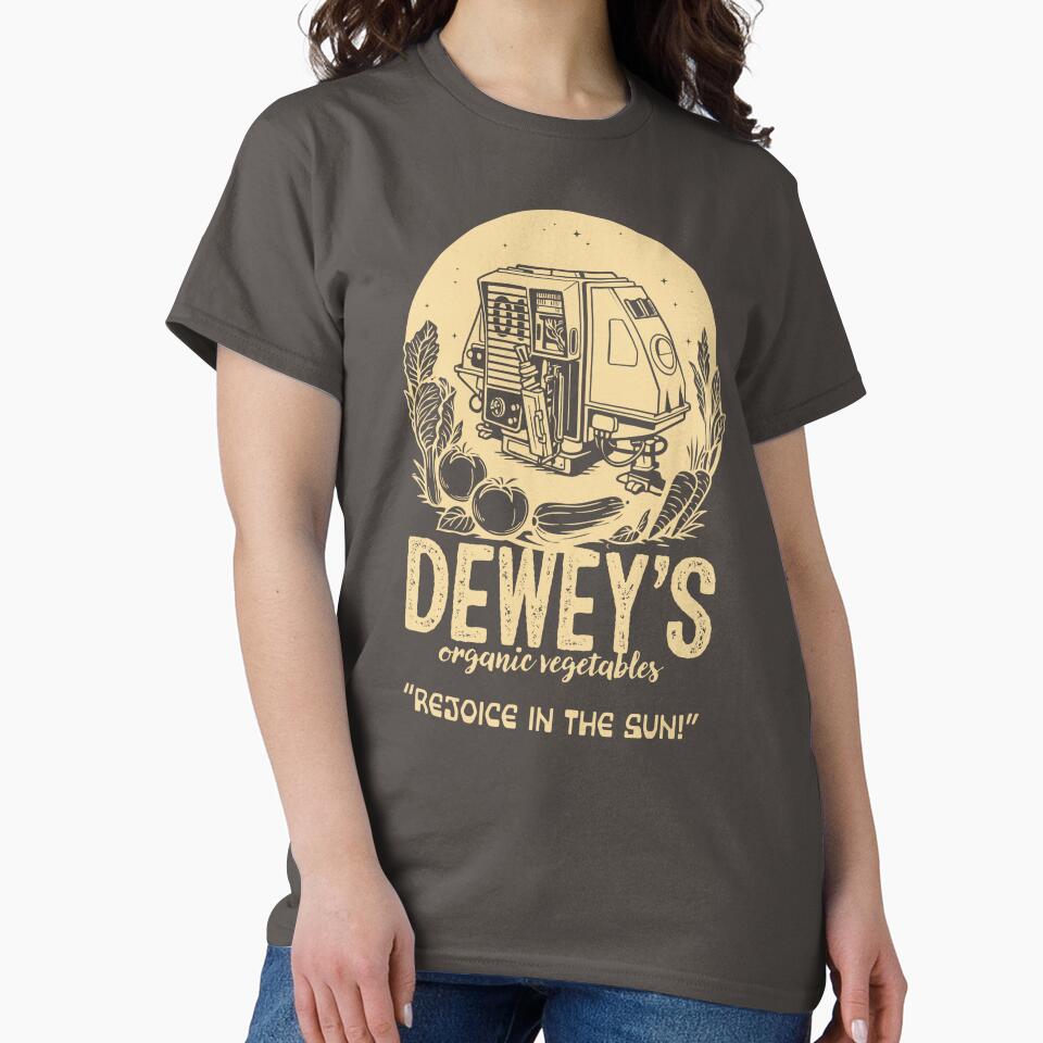 Dewey's Organic Vegetables (Silent Running) by CULTee'z Unisex , , , Long Sleeve Tee