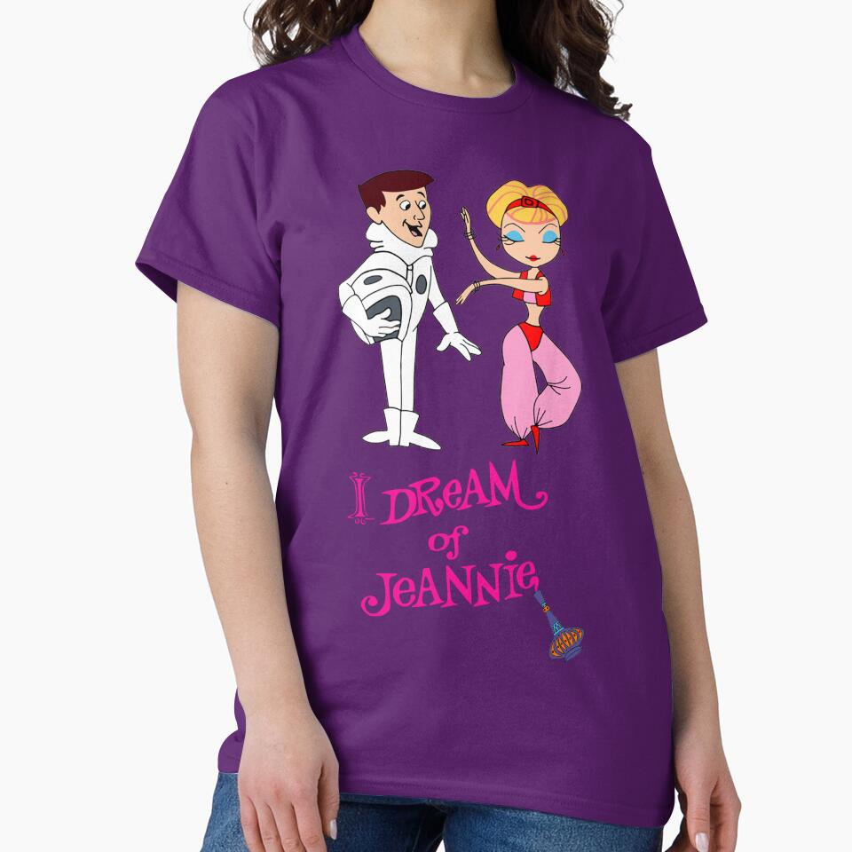 I Dream of Jeannie; Pink by Marco Bottiglieri Unisex , , , Long Sleeve Tee