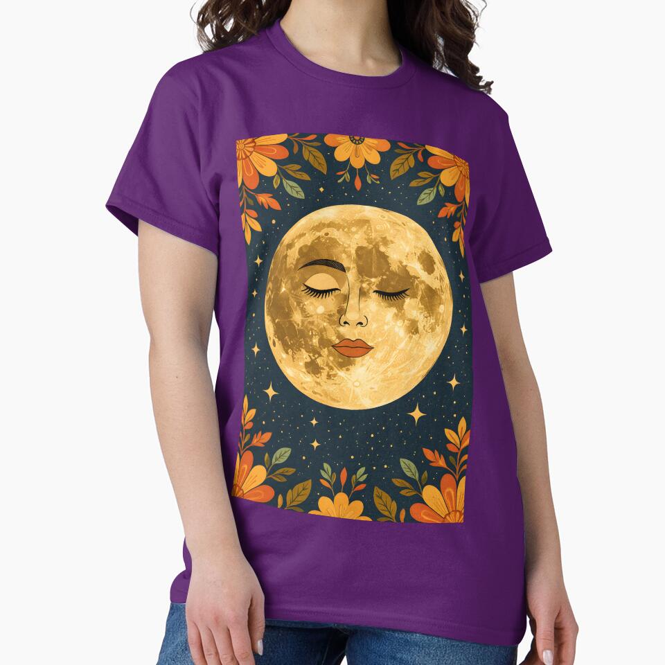 Vintage Boho Moon Stay Wild Celestial by SoulGraphixx