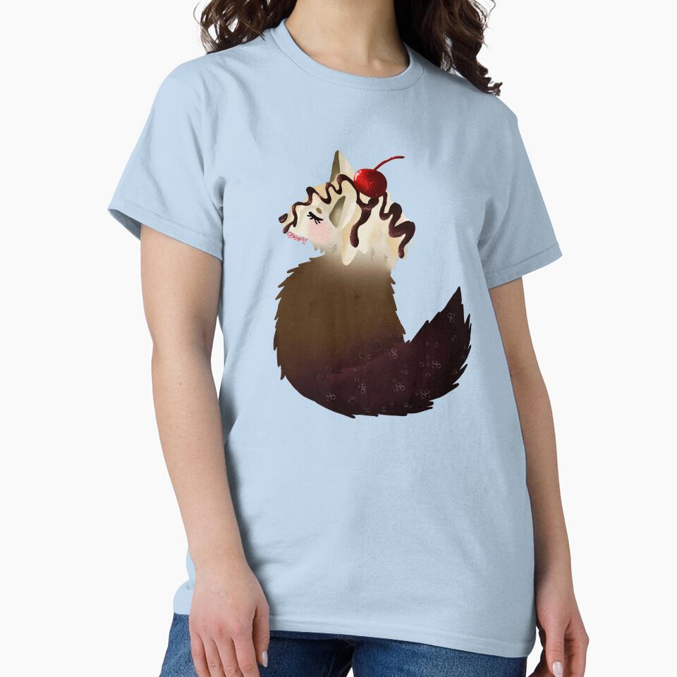 Root Beer Float Fox by Bre-Bug-242 Unisex , , , Long Sleeve Tee