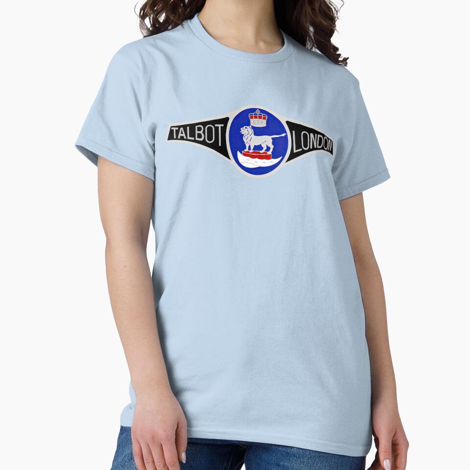 Talbot Logo 1919-1935 Vintage Car Emblem by Retr0Tshirts Unisex , , , Long Sleeve Tee
