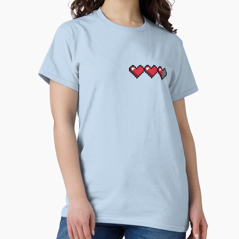 Pixel Heart by Kawaii,Pixel Unisex , , , Long Sleeve Tee