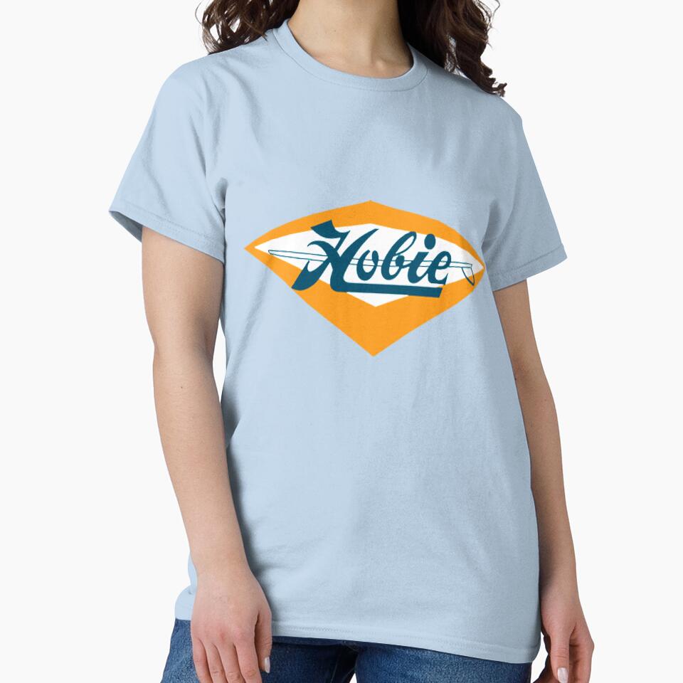 Vintage sixties retro surf art logo Hobie by Kludoman