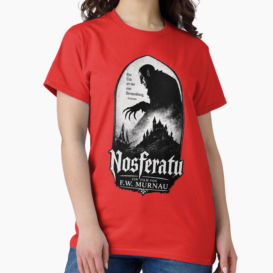 Nosferatu Gothic Horror Poster | Vintage Expressionist Vampire Art | F.W. Murnau Classic Film Design by ThreadTheory976