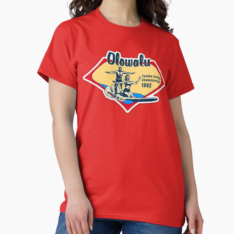 Vintage retro Hawaiian Surfing Championship 1962 - Olowalu by Kludoman