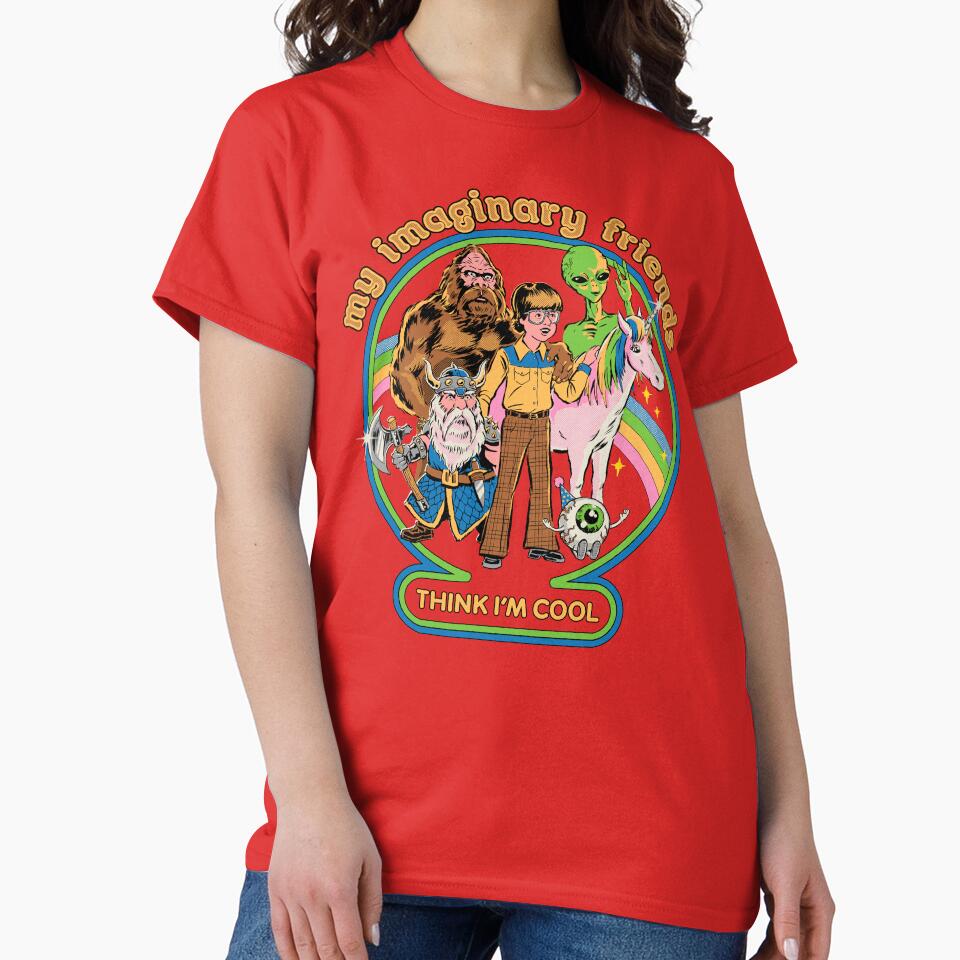 My Imaginary Friends by Steven Rhodes Unisex , , , Long Sleeve Tee