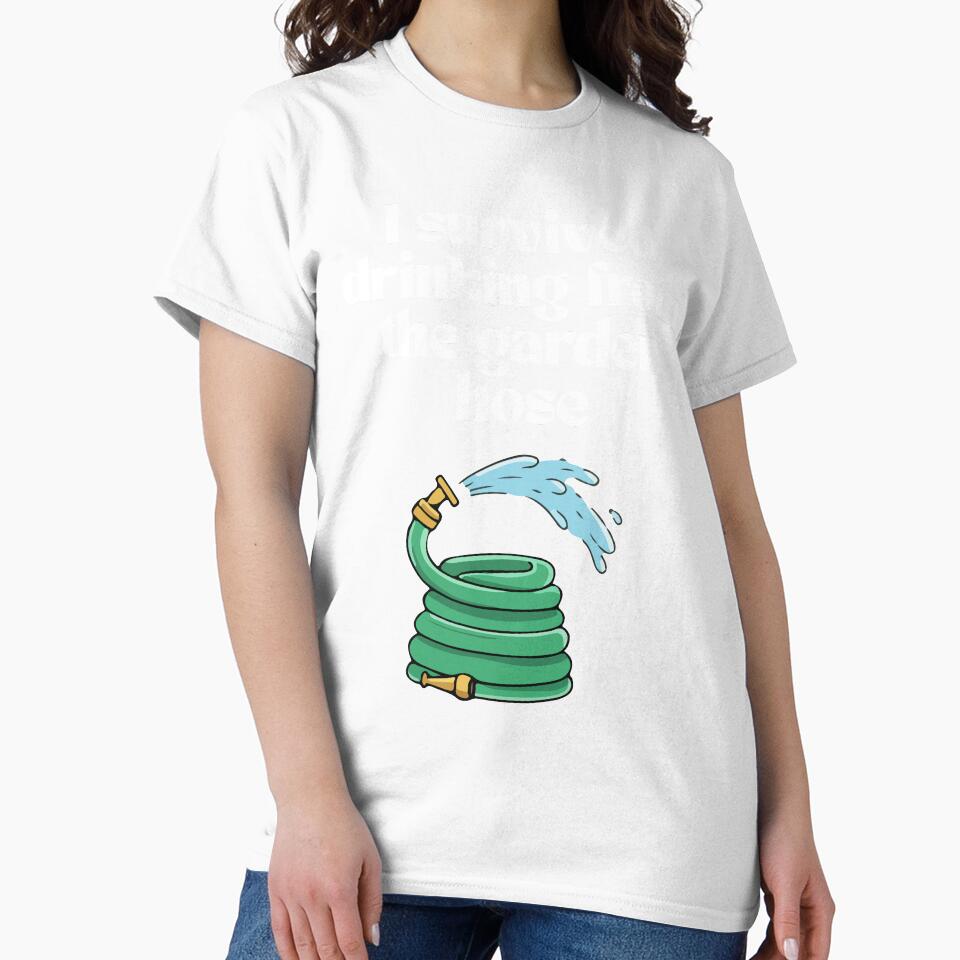 Garden hose white by kataanger Unisex , , , Long Sleeve Tee