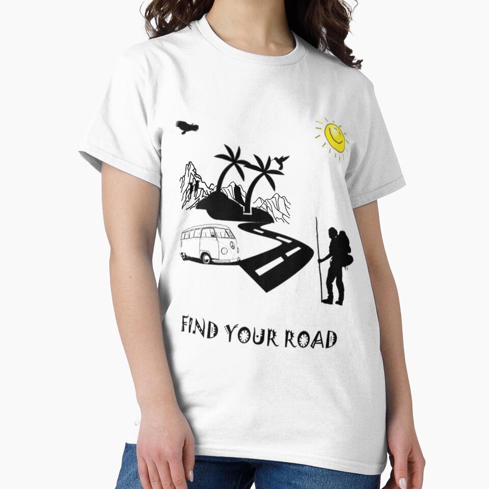 FIND YOUR ROADS by omria50 Unisex , , , Long Sleeve Tee
