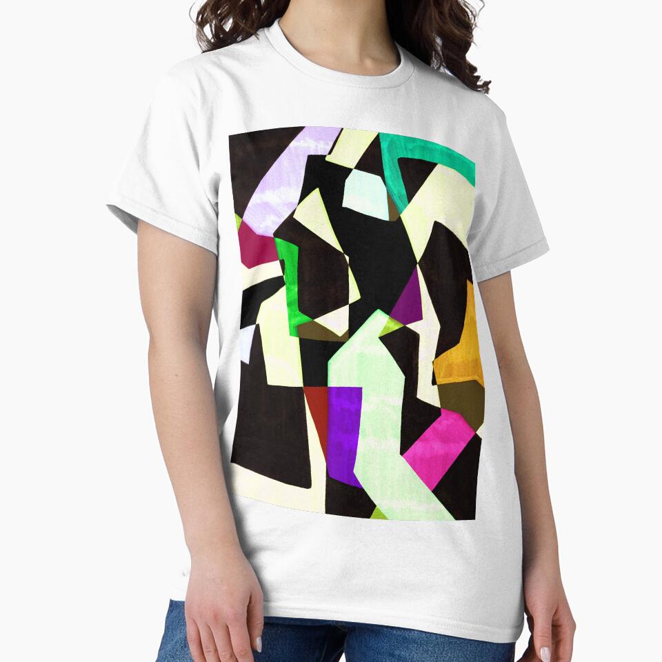 Julia Di Sano - EQUILIBRIUM 1 COLORFUL RAINBOW ABSTRACT SHAPES by EbiEmporium