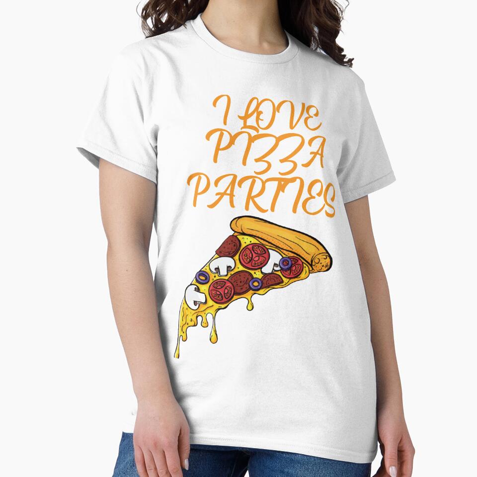 I Love Pizza Parties by Ivardesigner Unisex , , , Long Sleeve Tee