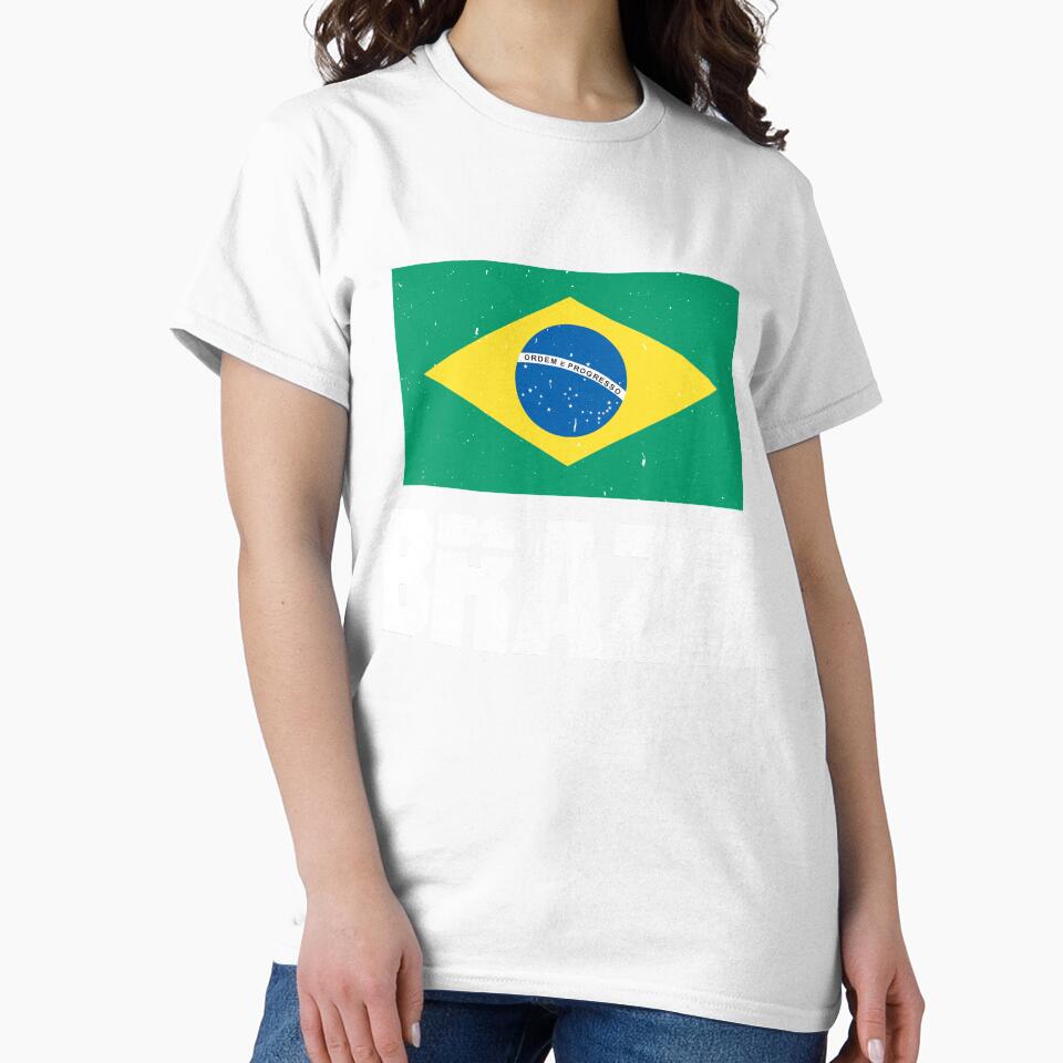 Brazil Flag for Men and Women by AllStarMerch Unisex , , , Long Sleeve Tee