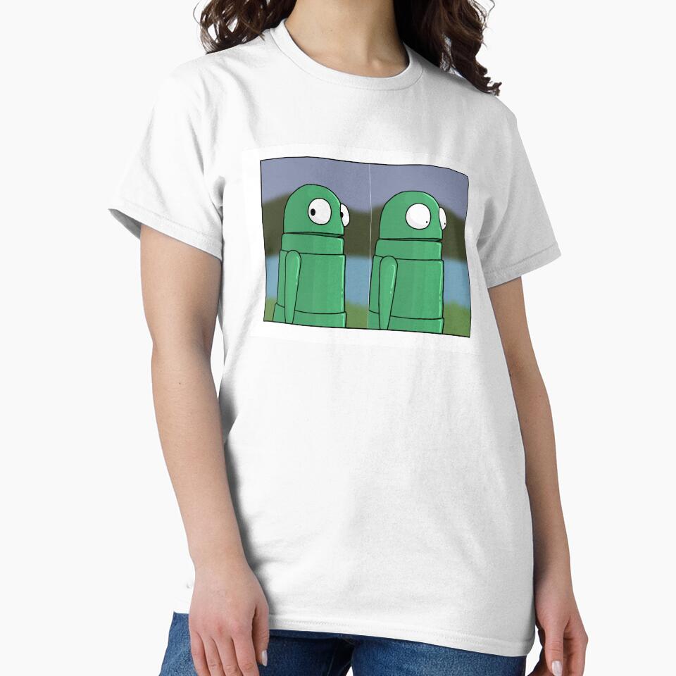REPO Game Character Side-eye Meme by Cryptid-Crafter Unisex , , , Long Sleeve Tee