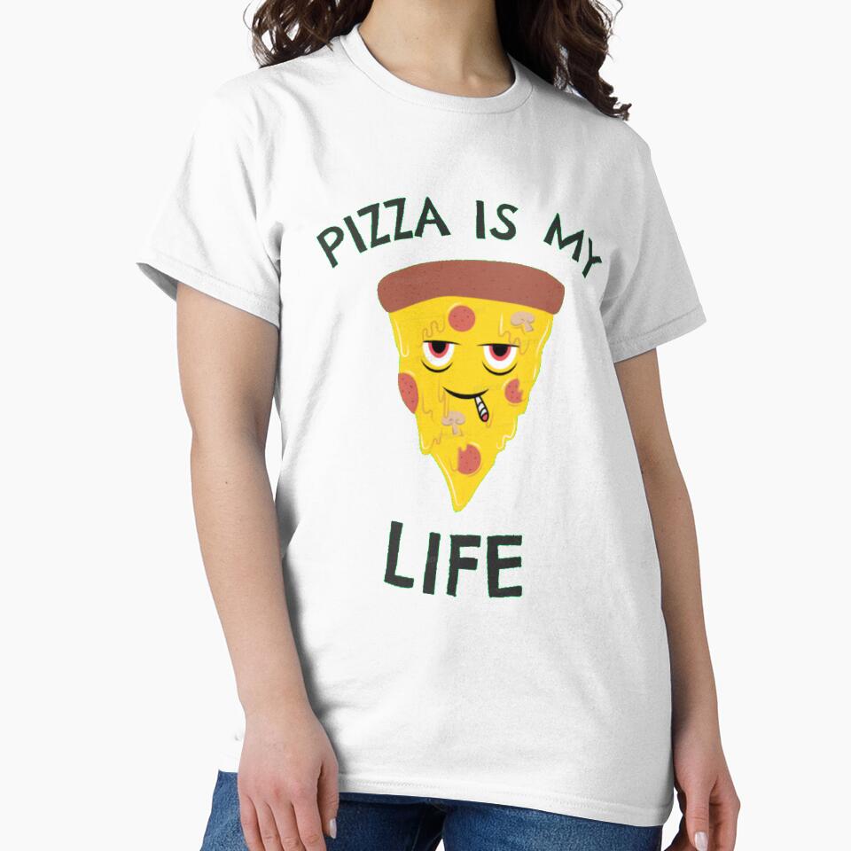 Copy of pizza is my life by chopola-shop Unisex , , , Long Sleeve Tee