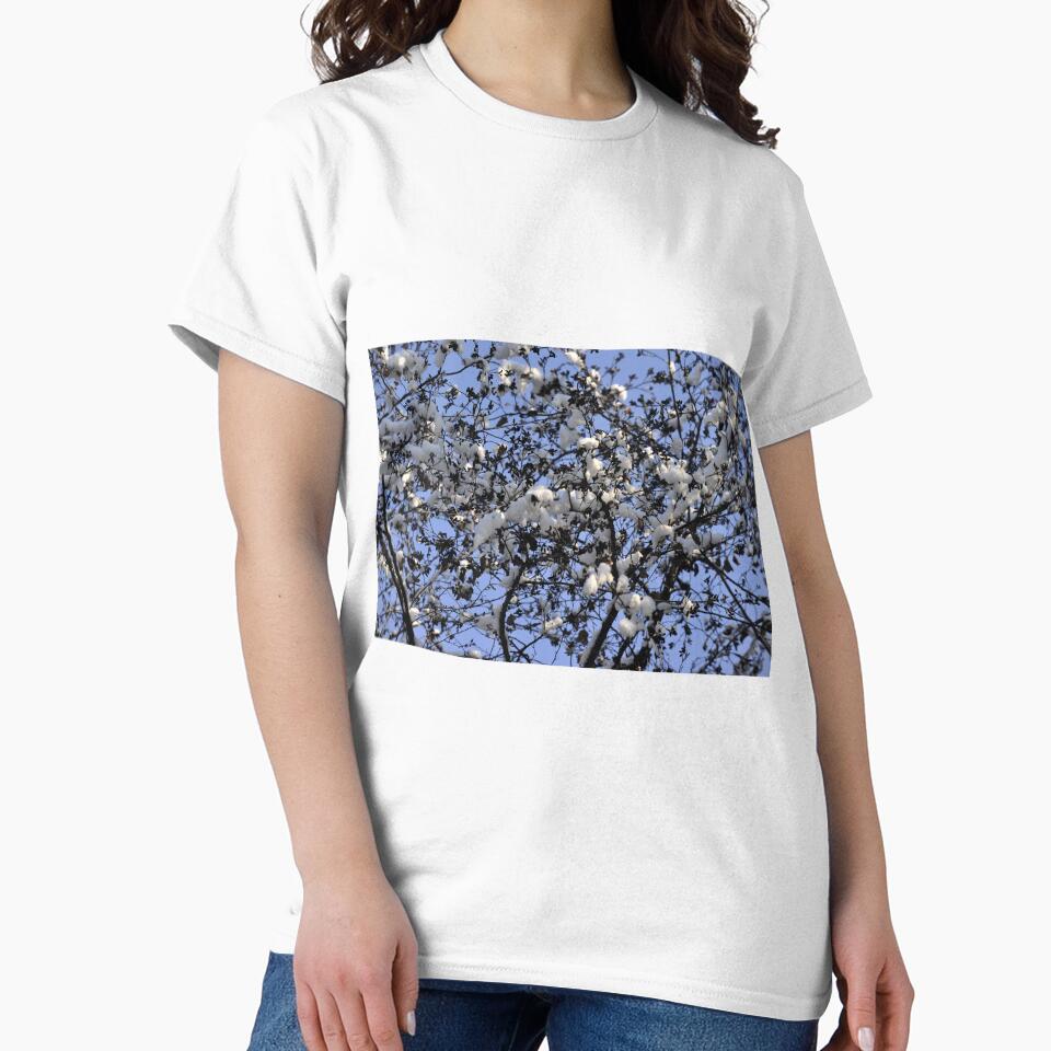 Cotton or Snow? by Mike Ashley Unisex , , , Long Sleeve Tee